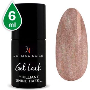 Juliana Nails Gel Lack Glitter/Shimmer Brilliant Shine Hazel 6 ml Brillantezza nocciola