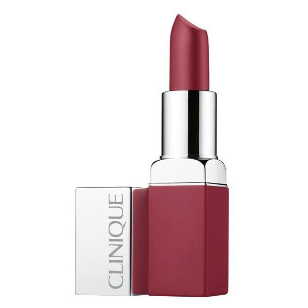 clinique pop matte lip colour + primer 08 bold pop, 3,9 g pop in grassetto