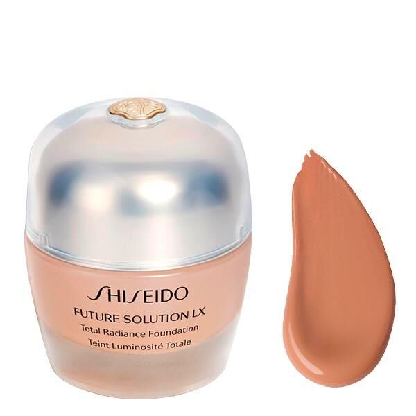 shiseido makeup future solution lx total radiance foundation rose 3, 30 ml rosa