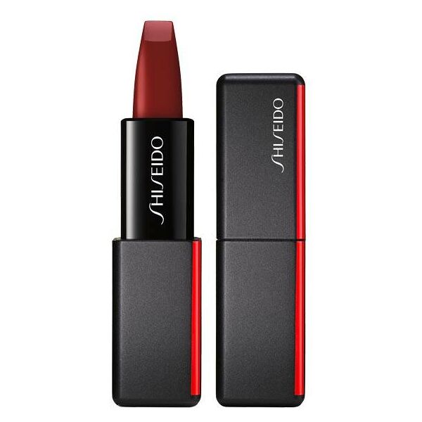 shiseido makeup modernmatte powder lipstick 521 nocturnal (brick red), 4 g notturno (rosso mattone)