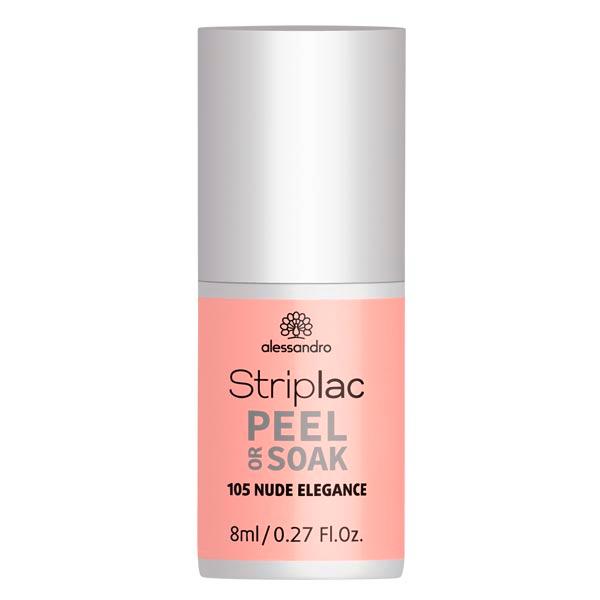 alessandro striplac peel or soak nude elegance, 8 ml eleganza nuda