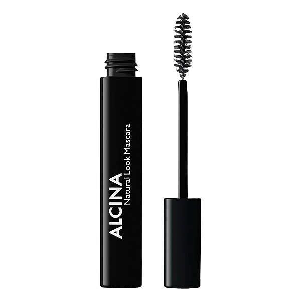 alcina natural look mascara 010 black, 8 ml