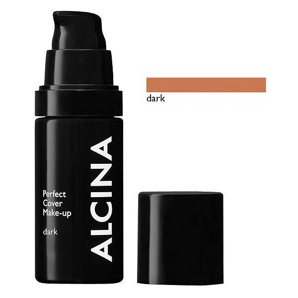 alcina perfect cover make-up dark, 30 ml scuro