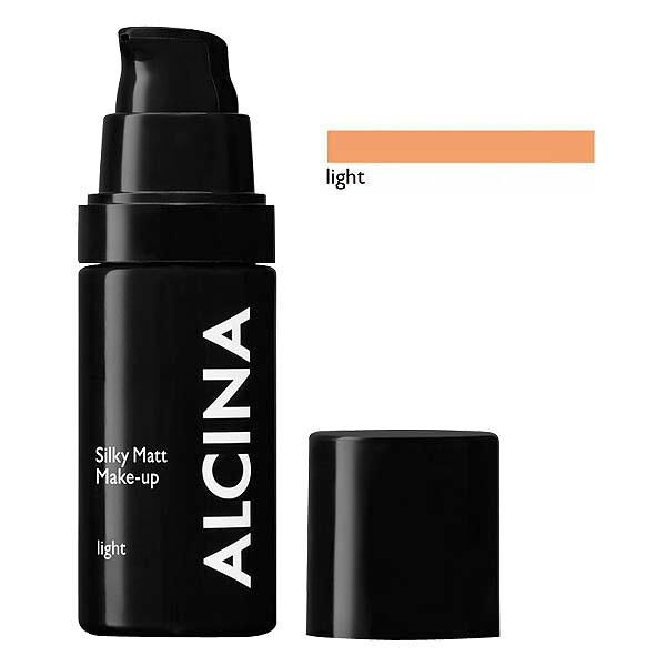 alcina silky matt make-up light, 30 ml luce