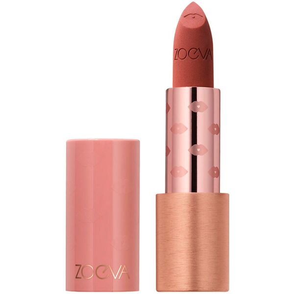 zoeva velvet love matte hyaluronic lipstick ana sofia, gedecktes rosenholzrot 3,9 g rosso palissandro muto