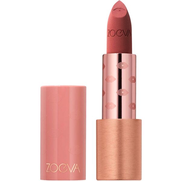 zoeva velvet love matte hyaluronic lipstick selin, nude-rosé 3,9 g rosé nudo