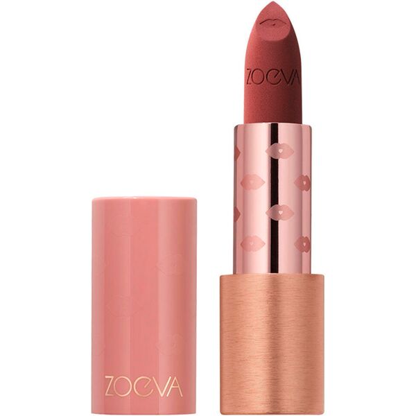 zoeva velvet love matte hyaluronic lipstick chrisula, beeren-pink 3,9 g rosa bacca