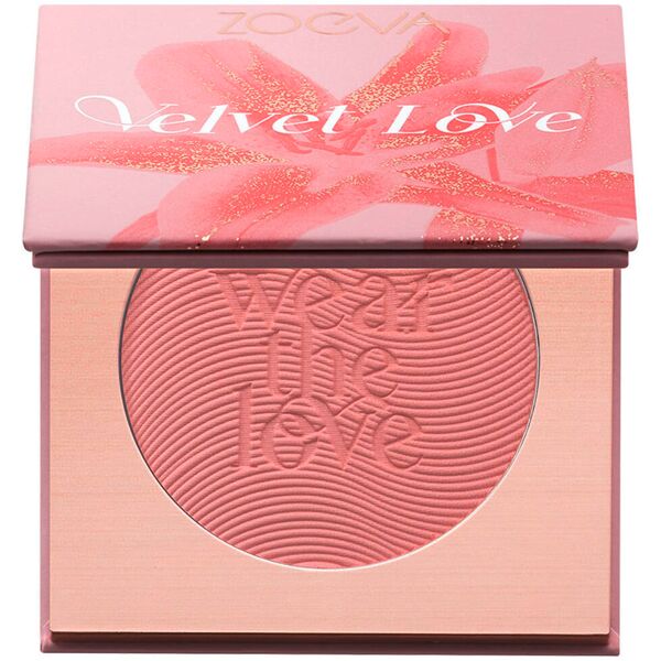 zoeva velvet love blush powder joy mattes pink-nude 5,2 g rosa opaco nudo