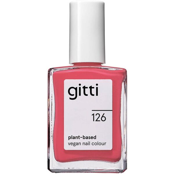 gitti no. 126 nail polish pastel red 15 ml