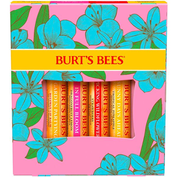 burt´s bees set regalo di balsamo per labbra in full bloom 4 stück