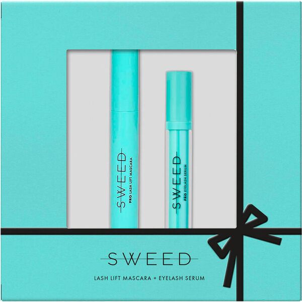 sweed lash lift mascara + eyelash growth serum set