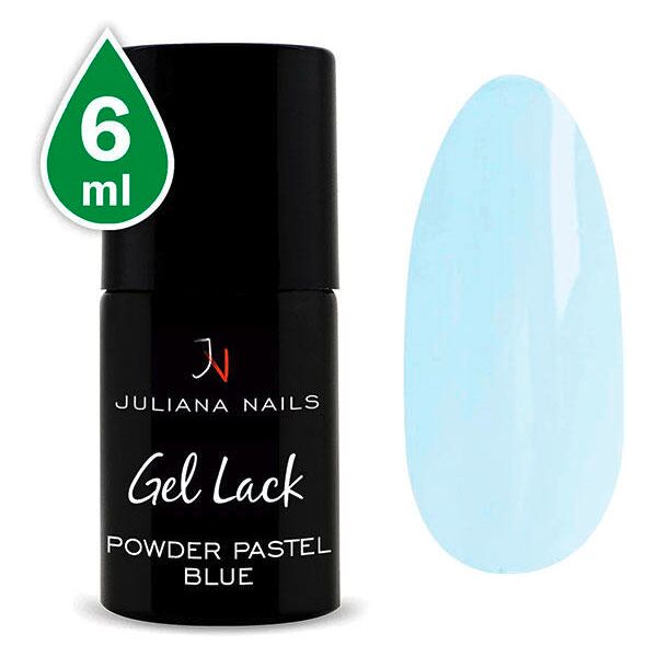 juliana nails gel lack pastels polvere blu pastello, bottiglia 6 ml polvere blu pastello