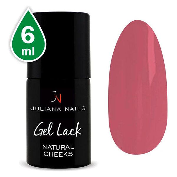 juliana nails gel lack nude guance naturali, bottiglia 6 ml guance naturali