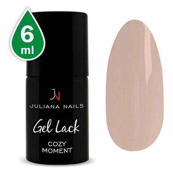 juliana nails gel lack nude cozy moment, bottiglia 6 ml momento accogliente