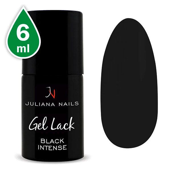 juliana nails gel lack black intense, flasche 6 ml nero intenso