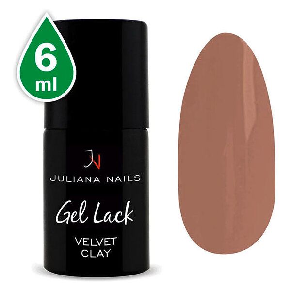 juliana nails gel lack nude argilla vellutata, bottiglia 6 ml argilla vellutata