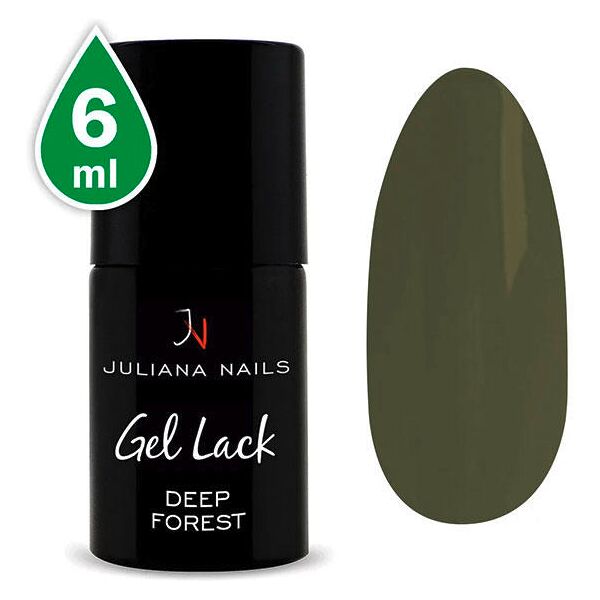 juliana nails gel lack deep forest, flasche 6 ml foresta profonda