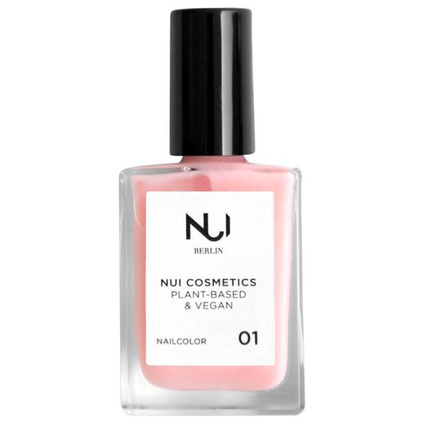 nui cosmetics natural nailcolor 01 rosé/nude 14 ml