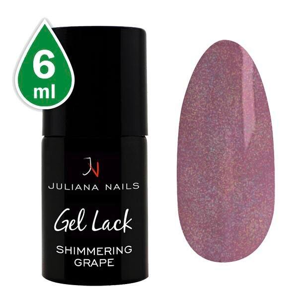 juliana nails gel lack glitter/shimmer shimmering grape 6 ml uva scintillante