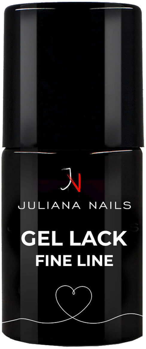 juliana nails gel lack fine line black 6 ml