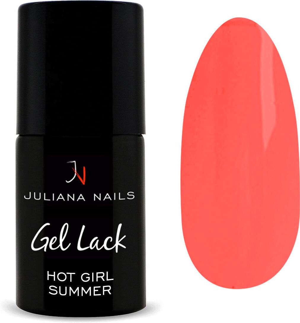 juliana nails gel lack hot girl summer, flasche 6 ml ragazza calda d'estate