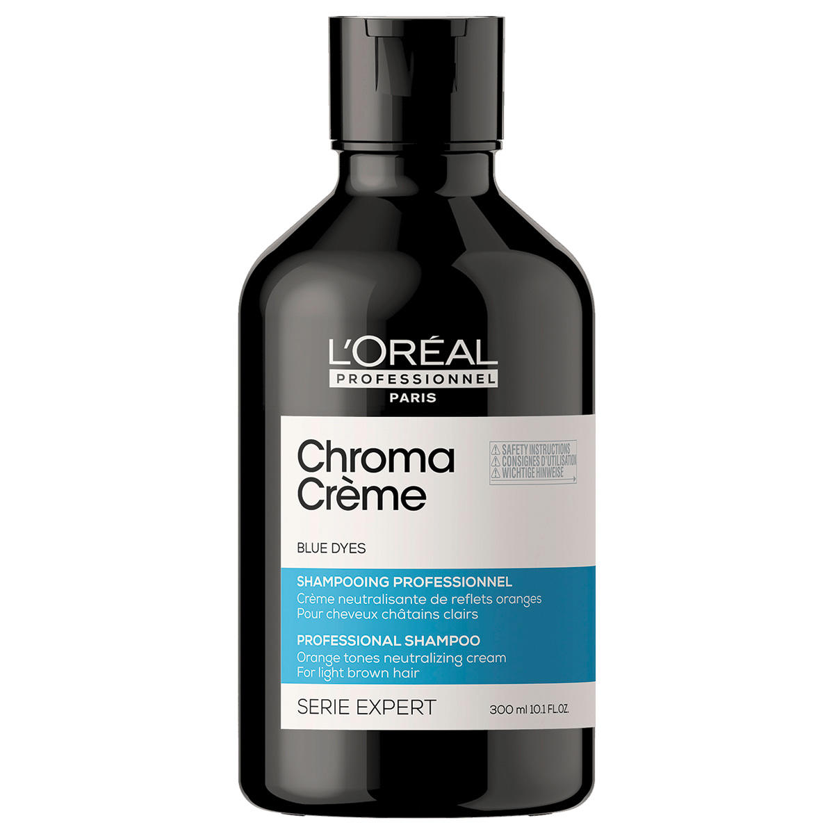 l'oréal professionnel paris serie expert chroma crème professional shampoo blue 300 ml blu