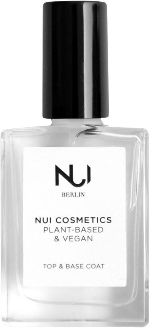 nui cosmetics natural top & base coat 14 ml