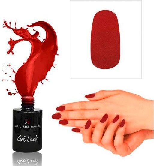 juliana nails gel lack weinrot, flasche 6 ml vino rosso