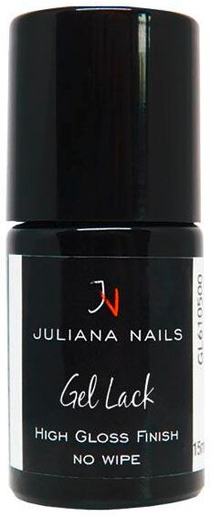 juliana nails gel lack high gloss finish no wipe clear 15 ml chiaro