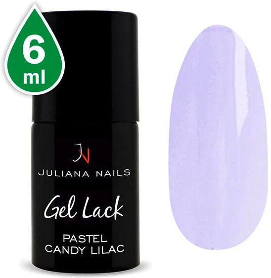 juliana nails gel lack pastels candy lilac, bottiglia 6 ml pastello candy lilac