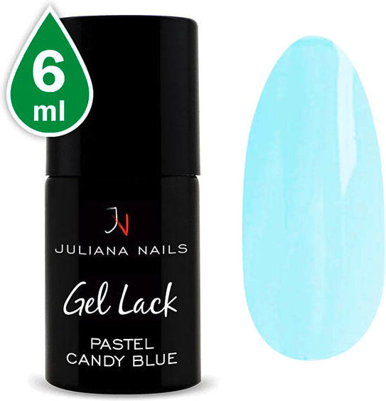 juliana nails gel lack pastels candy blue, bottiglia 6 ml azzurro pastello