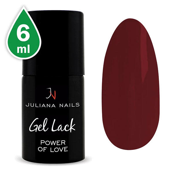 juliana nails gel lack power of love, flasche 6 ml potere dell'amore