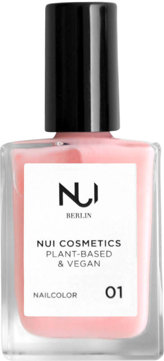 nui cosmetics natural nailcolor 01 rosé/nude 14 ml