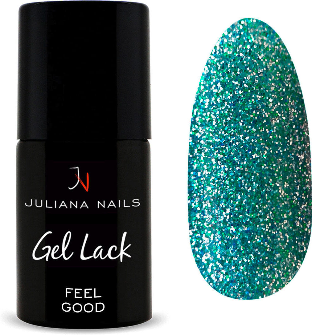 juliana nails gel lack glitter/shimmer feel good, flasche 6 ml sentirsi bene