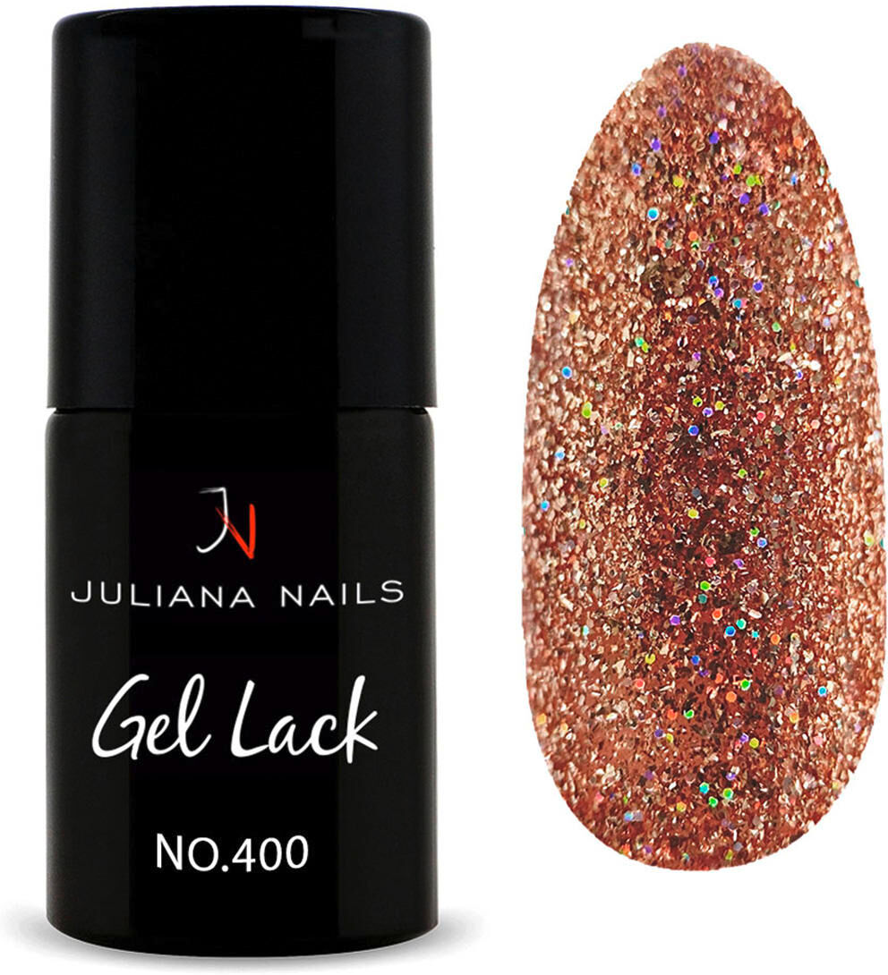 juliana nails gel lack glitter/shimmer no. 400, flasche 6 ml n. 400