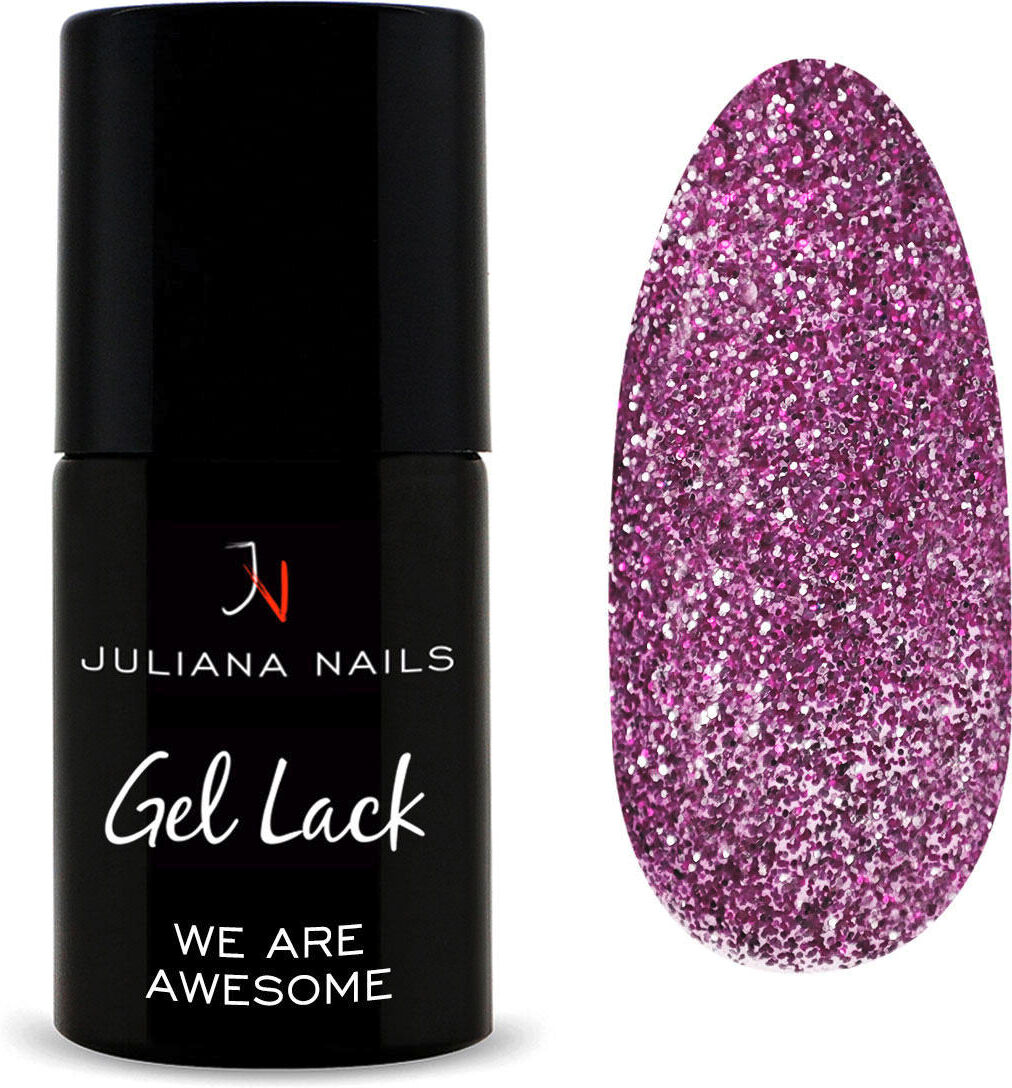 juliana nails gel lack glitter/shimmer we are awesome, flasche 6 ml siamo fantastici