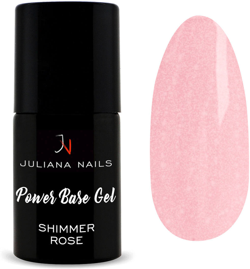 Juliana Nails Power Base Gel Shimmer Rose 6 ml Rosa luccicante