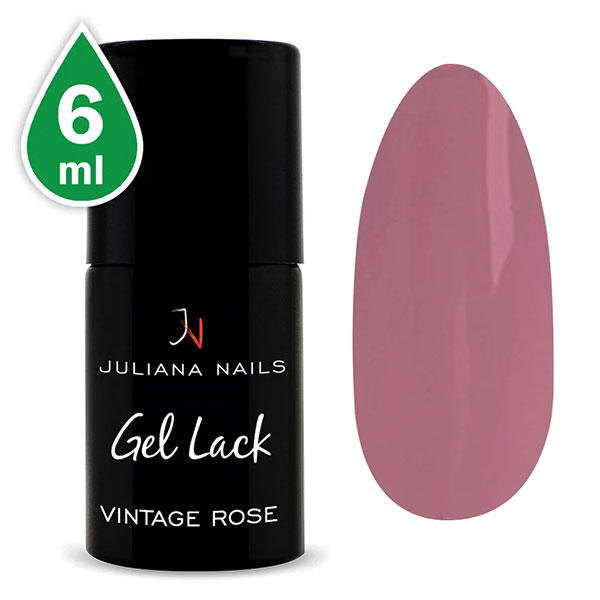 Juliana Nails Gel Lack Vintage Rose, Flasche 6 ml Rosa vintage