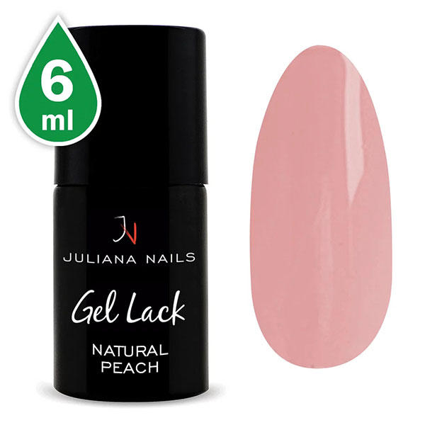 Juliana Nails Gel Lack Nude Pesca naturale, bottiglia 6 ml Pesca naturale