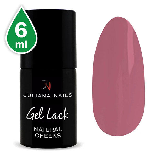 Juliana Nails Gel Lack Nude Guance naturali, bottiglia 6 ml Guance naturali