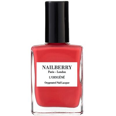 Nailberry Negle Neglelak L'Oxygéné Smalto Oxygenato Rosso Corallo Classico - Smalto per unghie Nailberry Negle Neglelak L'Oxygéné Smalto Oxygenato Rosso Corallo Classico - Smalto per unghie