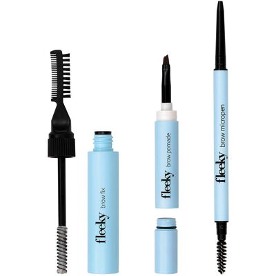 fleeky Brow Set Marrone chiaro fleeky Brow Set Marrone chiaro
