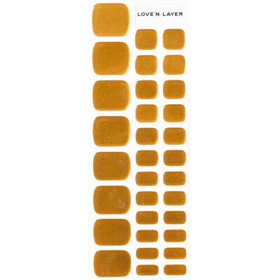 Love'n Layer Metallic Toe Shiny Gold Love'n Layer Metallic Toe Shiny Gold