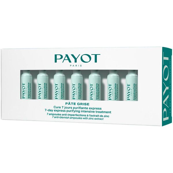 payot pâte grise 7-day express purifying intensive treatment 7 x 1,5 ml