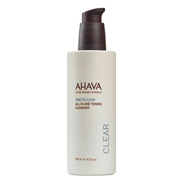 ahava time to clear all in one toning cleanser 250 ml