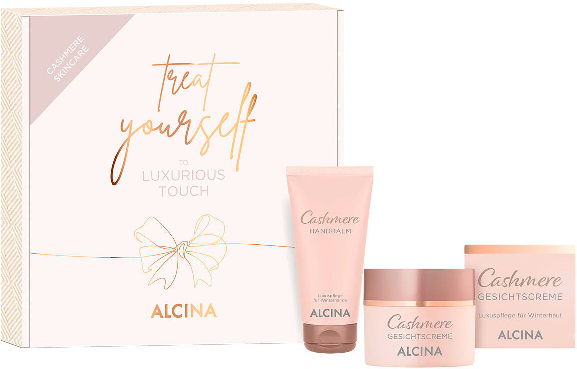 alcina cashmere set regalo per la cura della pelle