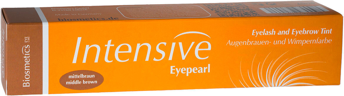 Biosmetics Intensive Eyepearl Eyelash and Eyebrow Tint mittelbraun 20 ml