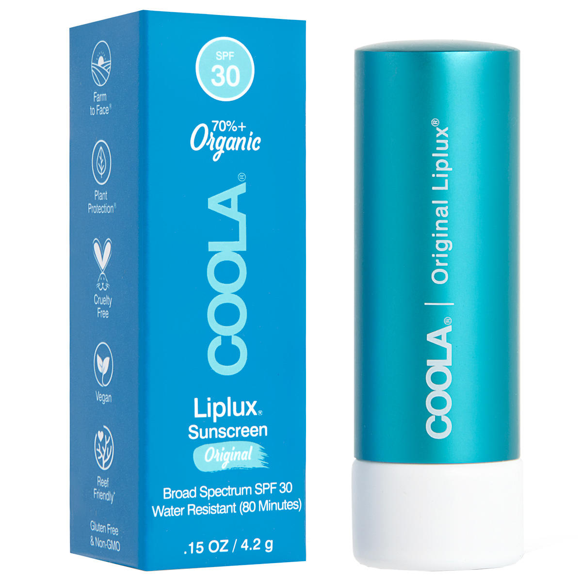 Coola Classic Liplux Lip Balm Original SPF 30 4,2 g