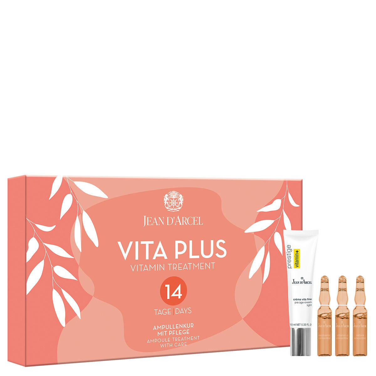 JEAN D´ARCEL VITA PLUS Vitamin Treatment Set 14 x 2 ml, 1 x 10 ml