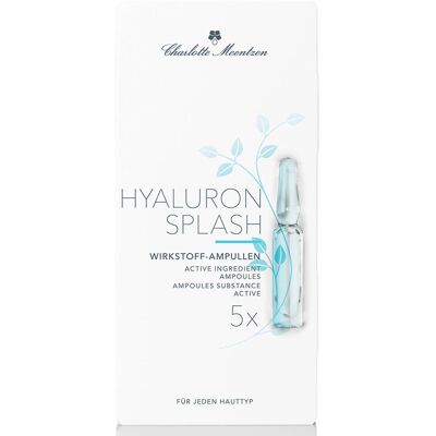 Charlotte Meentzen Fiale di principio attivo Hyaluron Splash 5 x 2 ml Charlotte Meentzen Fiale di principio attivo Hyaluron Splash 5 x 2 ml